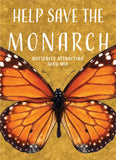 Help Save the Monarch Butterfly Wildflower Seed Packets Favor - Bentley Seeds