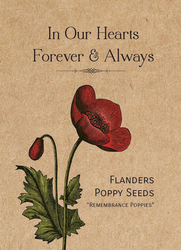In Our Hearts Remembrance Memorial garden seeds