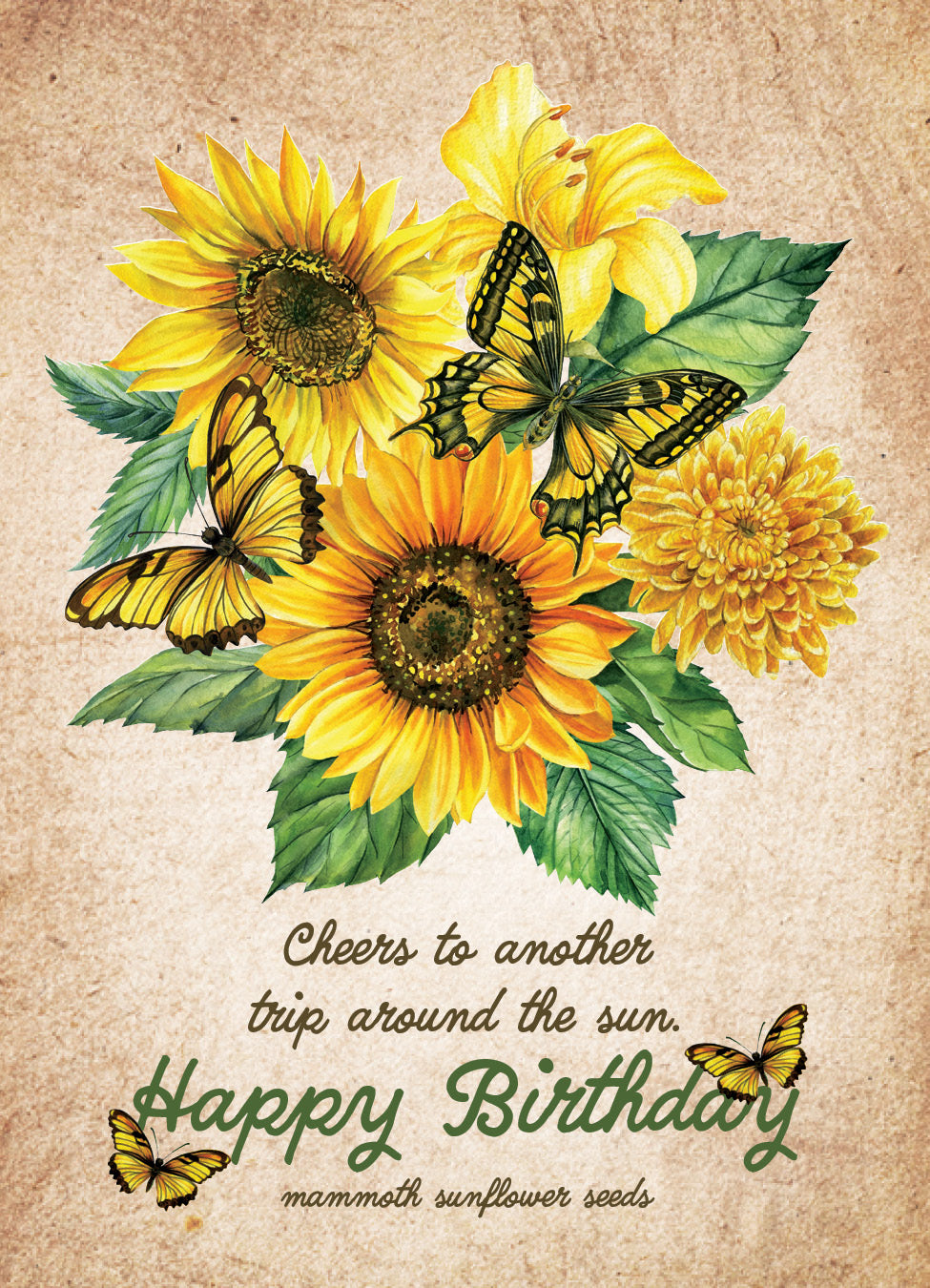 Happy Birthday garden seeds