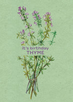 It's Birthday Thyme seed packet