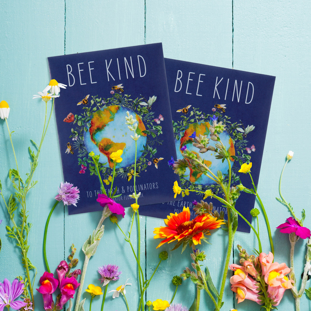 Blue Planet flower seeds