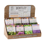 250 Piece Herb Seed Packet Retail POS Corrugated Display flower seeds
