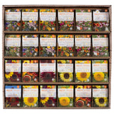 500 Piece Eastern Region Flower Seed Packet Retail POS Corrugated Display