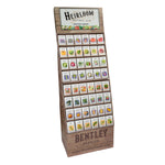 500 Piece Heritage Heirloom Vegetable and Herb Seed Packet Retail POS Corrugated Display – Flower Seed Packet