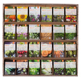 500 Piece Assorted Southern Region Vegetable, Herb and Flower Seed Packet Retail POS Corrugated Display