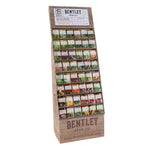 500 Piece Vegetable and Herb Seed Packet Retail POS Corrugated Display garden seeds
