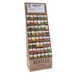 500 Piece Vegetable Seed Packet Retail POS Corrugated Display seed packet