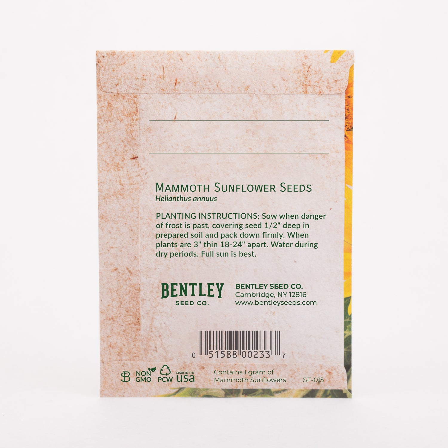 Thank You garden seeds