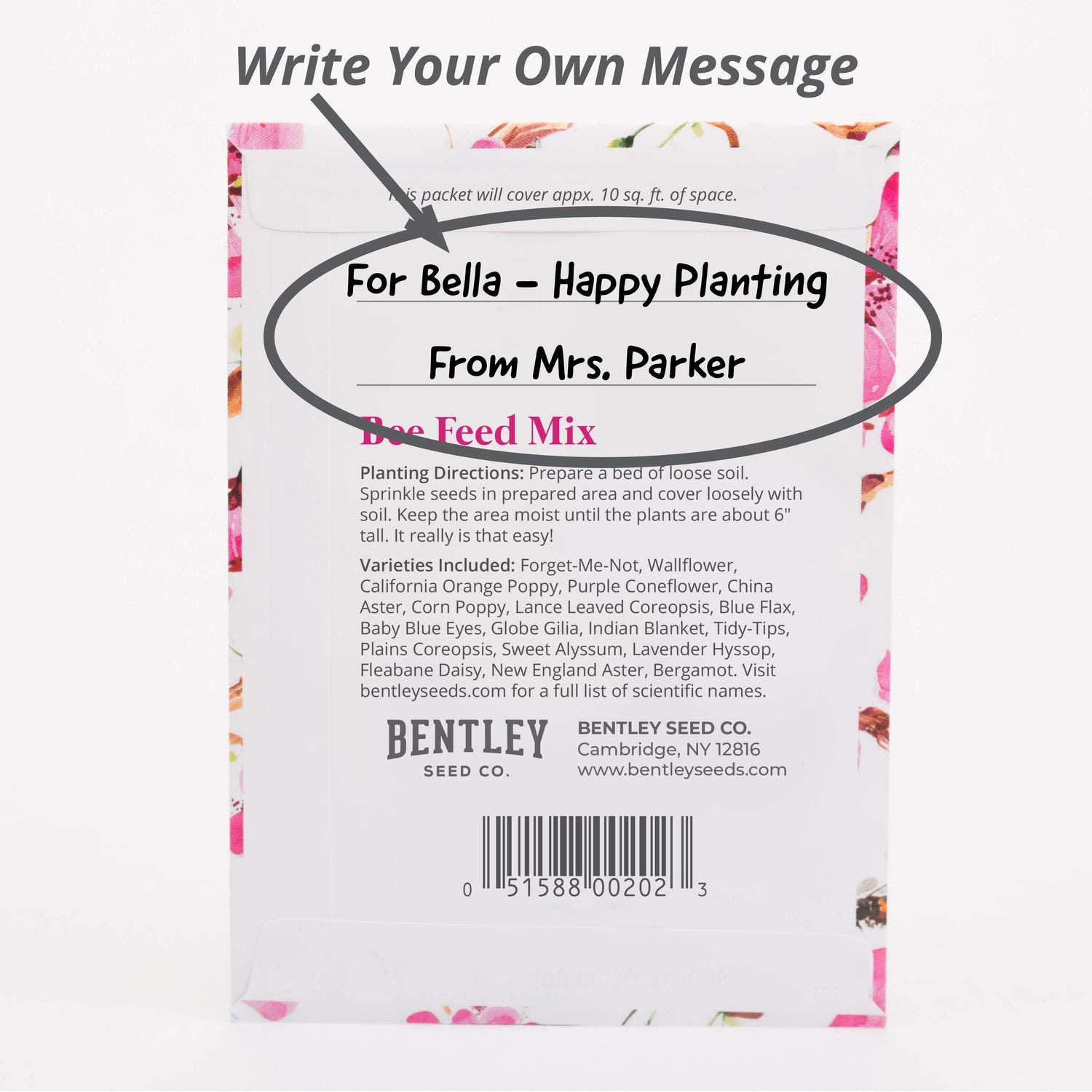 Bee Feed seed packet