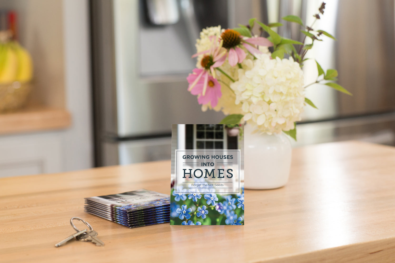 Growing Houses Into Homes seed packet