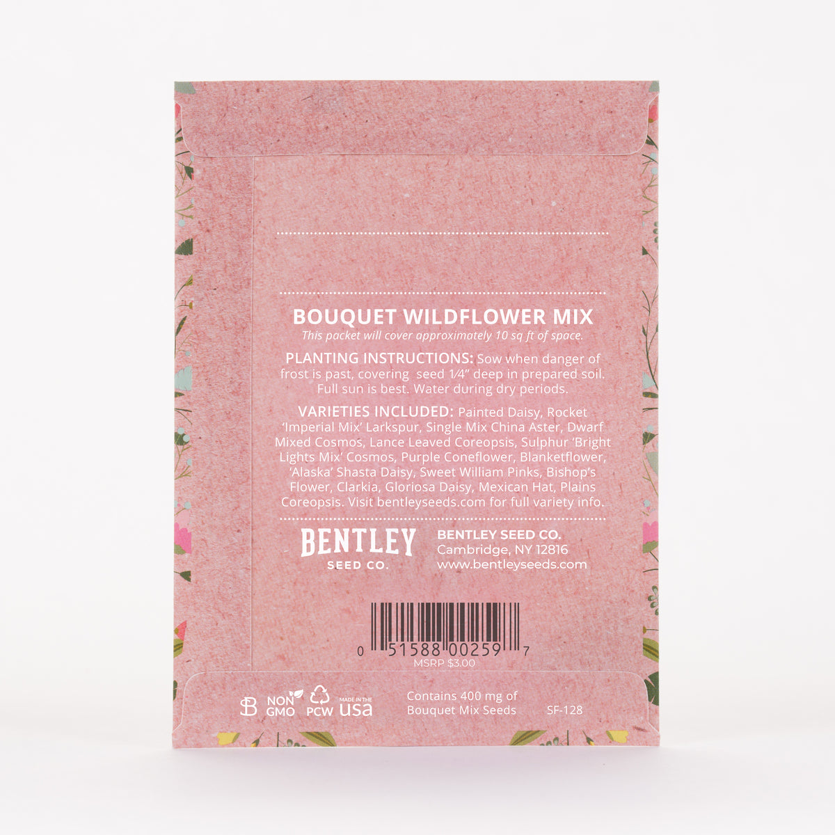 Oh Baby Baby Shower Pink flower seeds