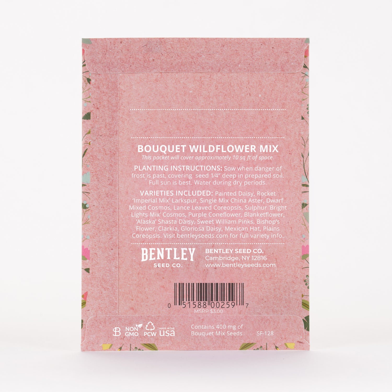 Oh Baby Baby Shower Pink flower seeds