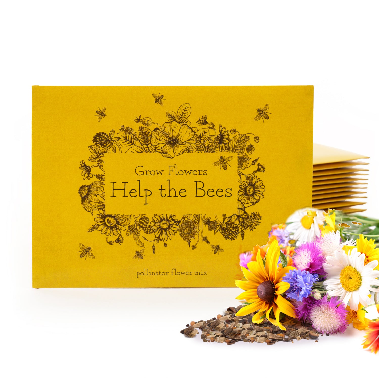 Grow Flowers Help the Bees flower seeds