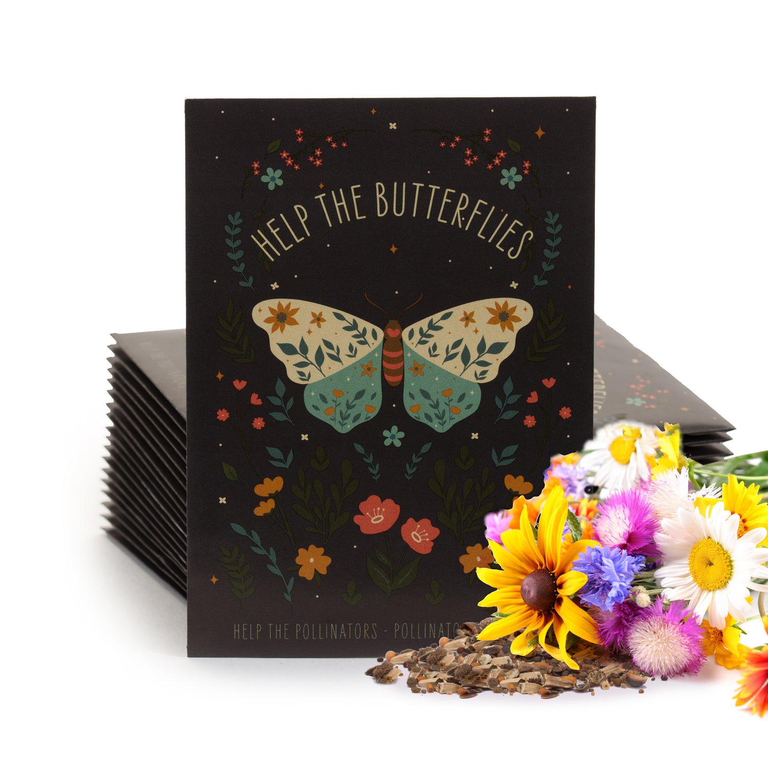 Help Butterflies Help Pollinators garden seeds