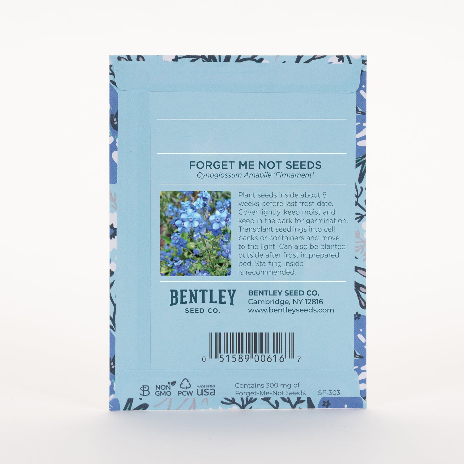 Help Us Grow Forget Me Not flower seeds