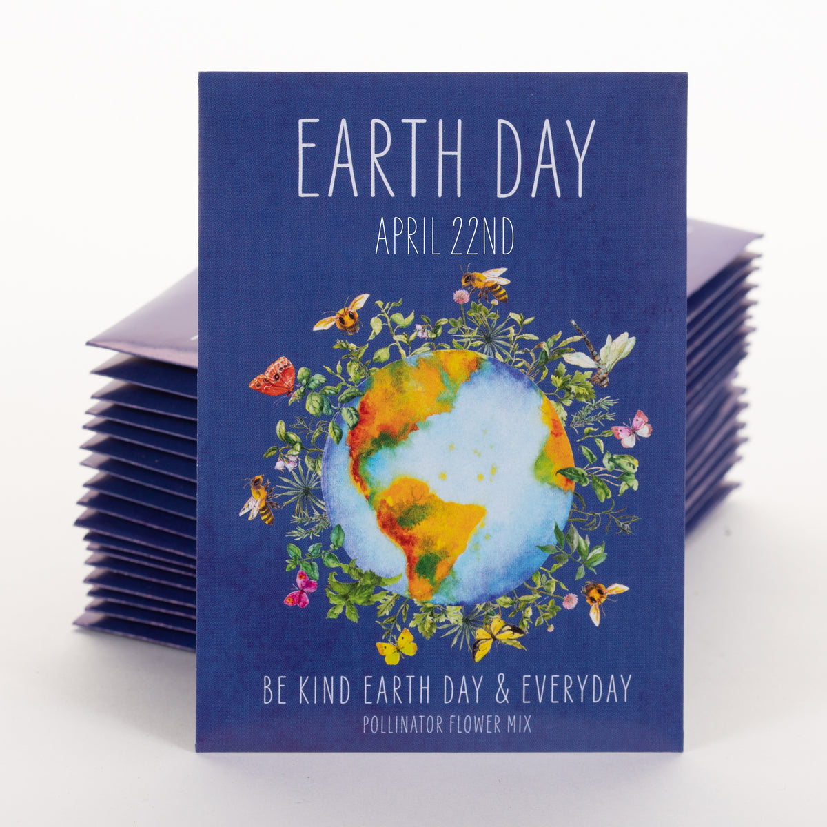 Earth Day Planet Pollinator seed packet