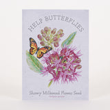 Showy Milkweed for Butterflies Seed Packets - Help Monarch Butterflies - Bentley Seed