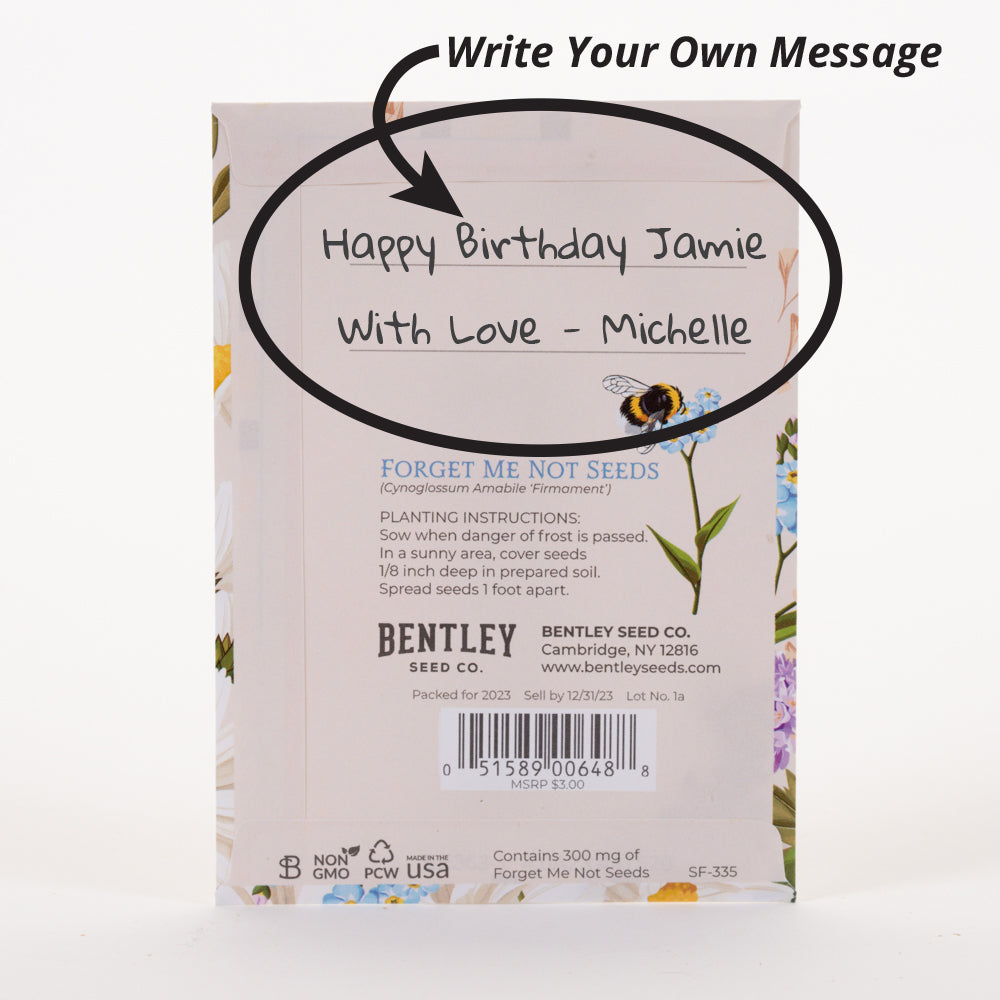 Happy Birthday seed packet