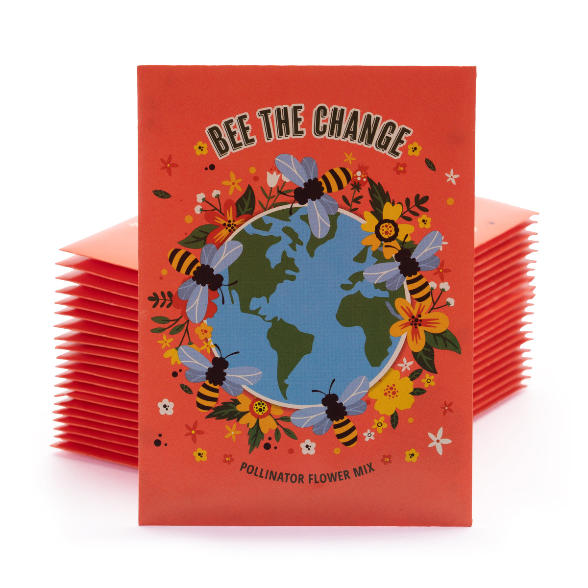 250 Piece Pollinator Favor Seed Packet Retail POS Corrugated Display seed packet