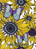 Sunflower Purple Butterfly - Mammoth Sunflower Seed Packets - Bentley Seeds
