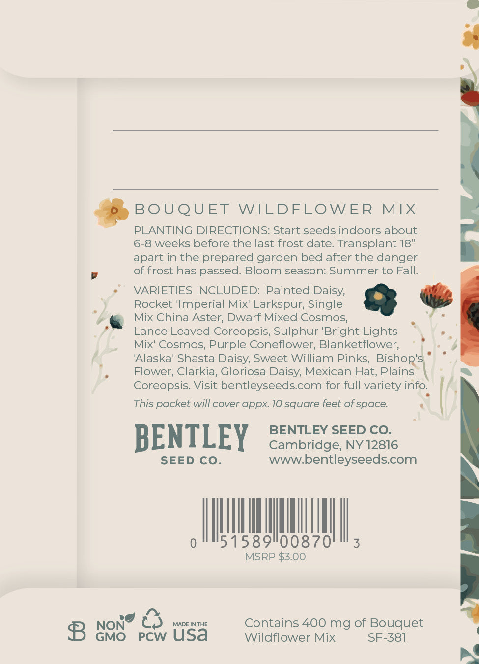 Congrats with Blooms flower seeds