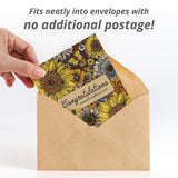 Congratulations Warm Mammoth Sunflower Seed Packets - Bentley Seeds - fits into an envelope