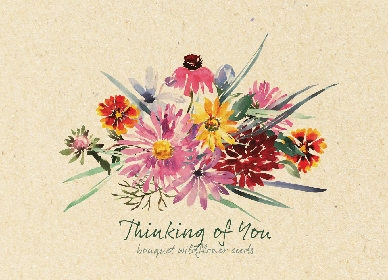 Thinking of You Bouquet seed packet