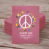 Earth Day Peace and Flowers - Wildflower Mix Seed Packets