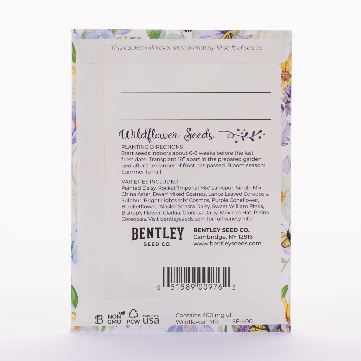 Thankful Grateful Blessed seed packet