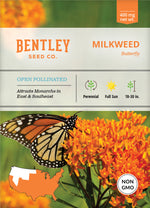 Milkweed, Butterfly Seed Packets seed packet