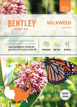 Milkweed, Common Seed Packets garden seeds