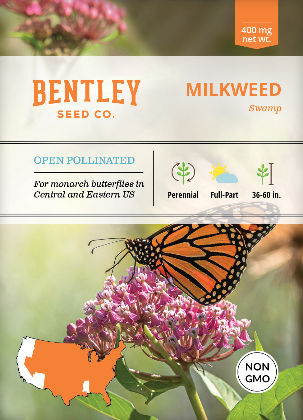 Milkweed, Swamp Seed Packets garden seeds