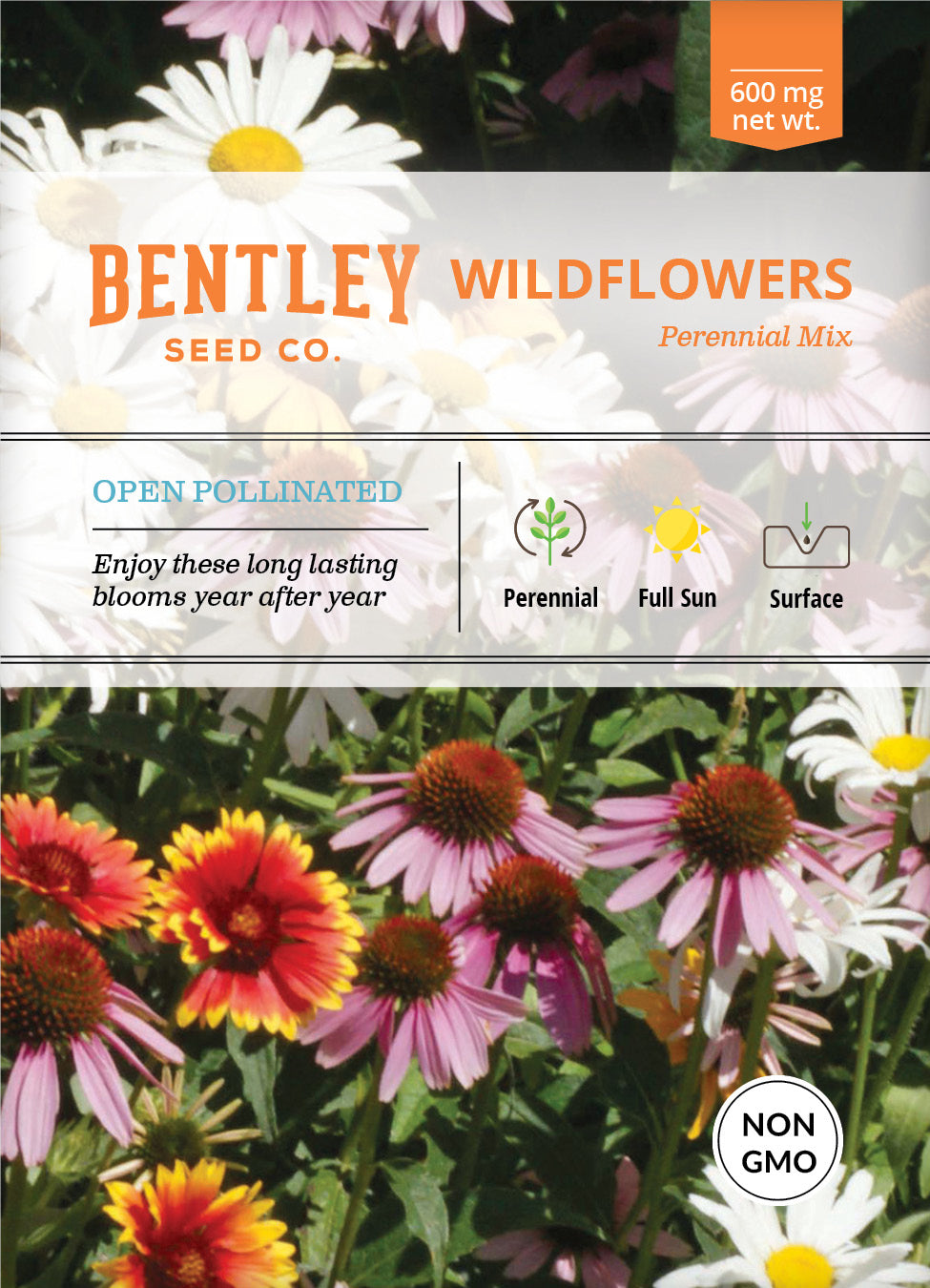 Wildflower, Perennial Wildflower Mix Seed Packets flower seeds