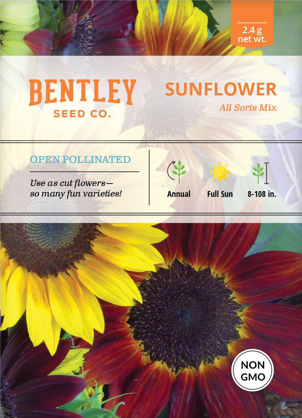 Sunflower, All Sorts Mix Seed Packets flower seeds