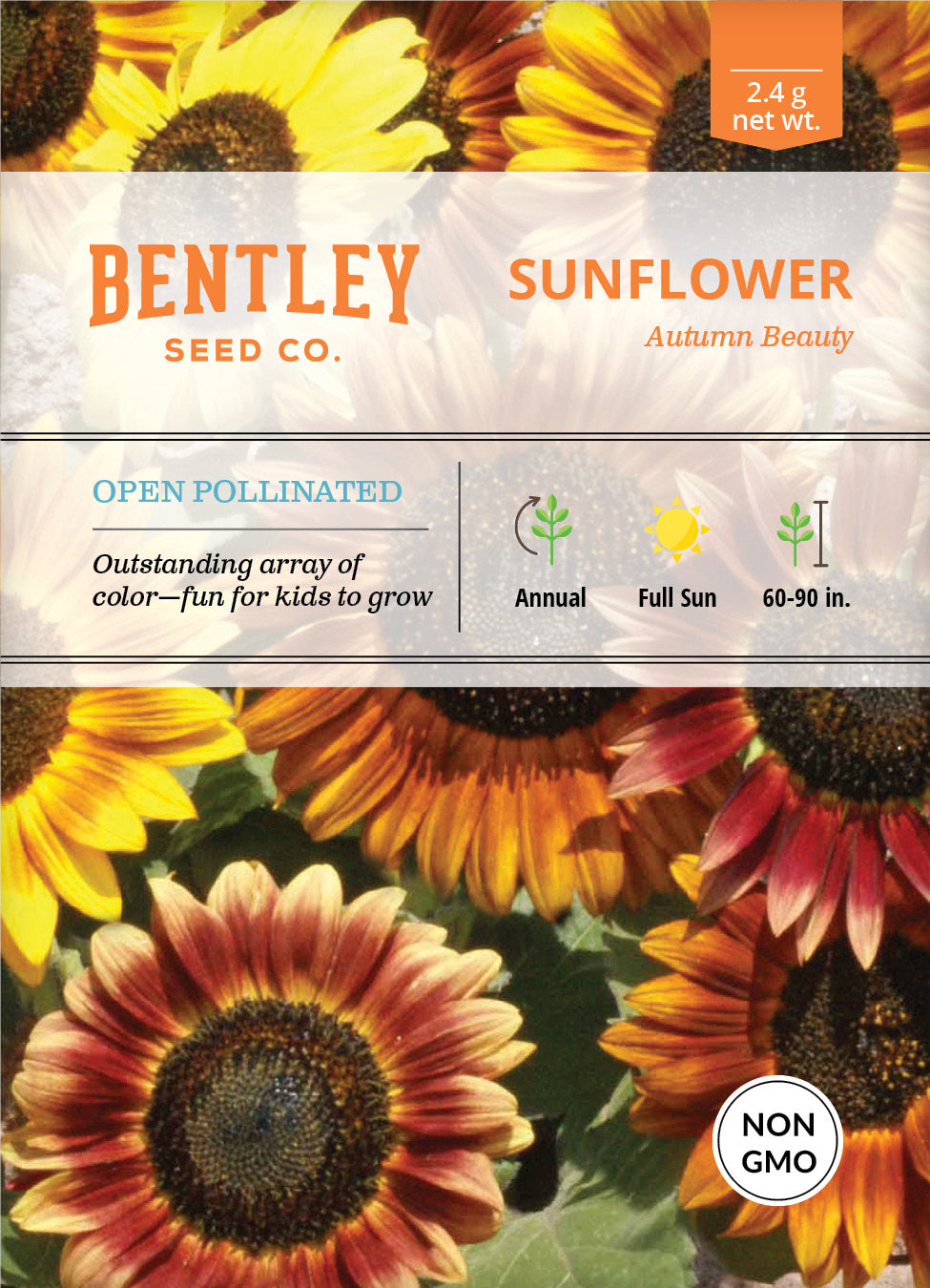 Sunflower, Autumn Beauty Seed Packets flower seeds