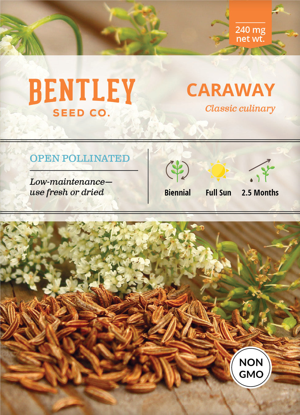 Caraway Seed Packets seed packet