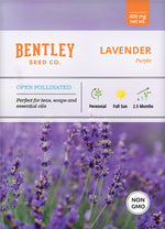 Lavender Seed Packets seed packet