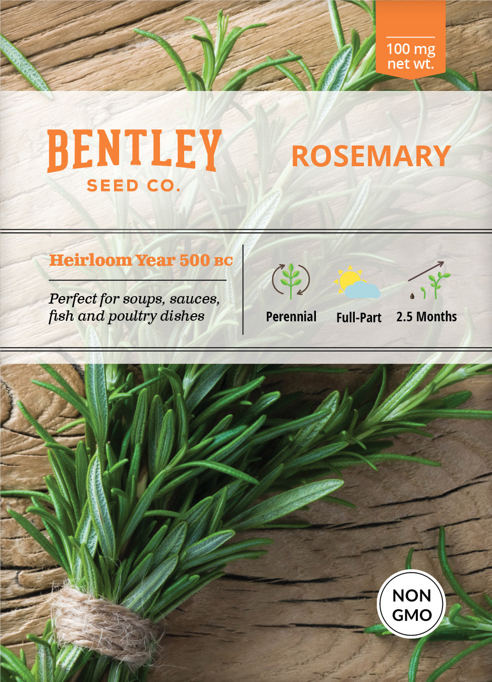 Rosemary Seed Packets seed packet
