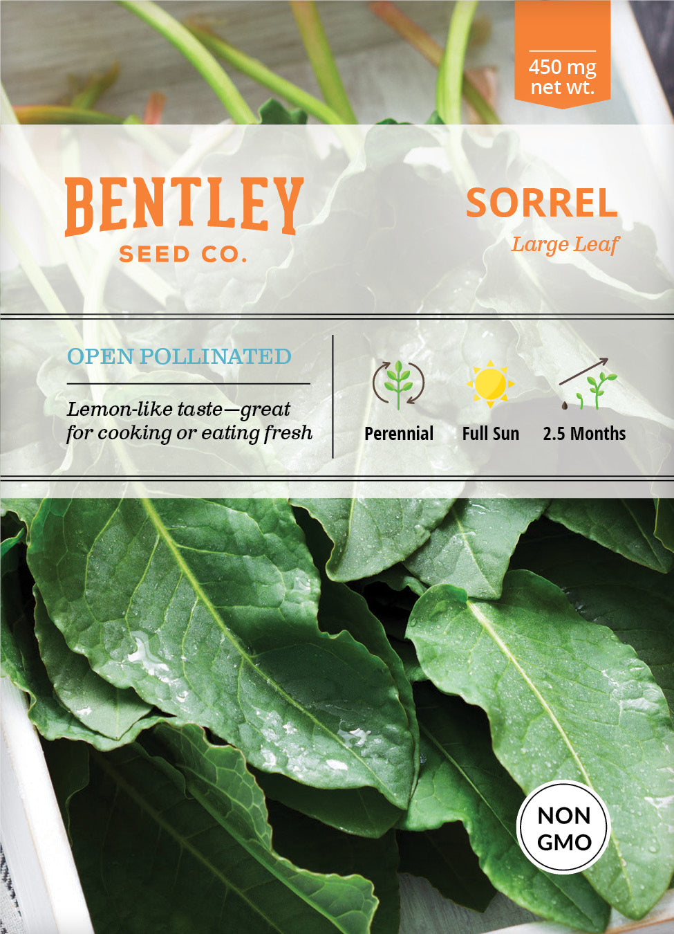 Sorrel Seed Packets seed packet