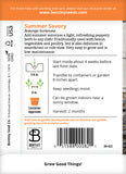 Summer Savory Seed Packets