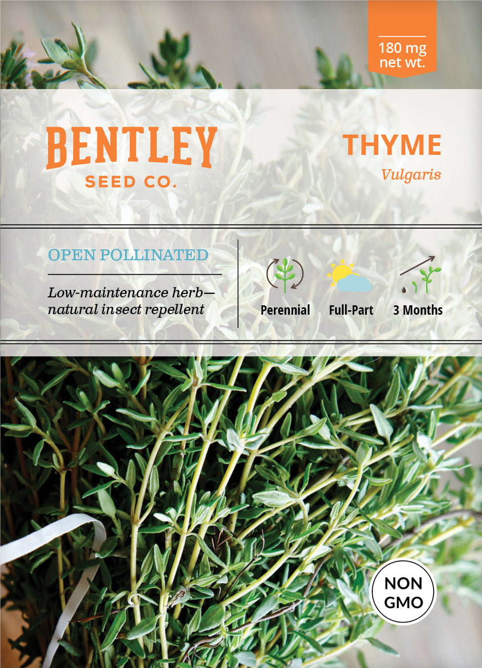 Thyme Seed Packets garden seeds