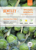 Brussel Sprouts, Long Island Seed Packets seed packet