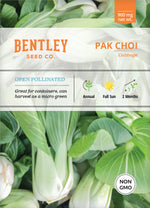 Cabbage, Pak Choi Seed Packets seed packet