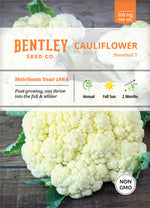 Cauliflower, Snowball Seed Packets garden seeds