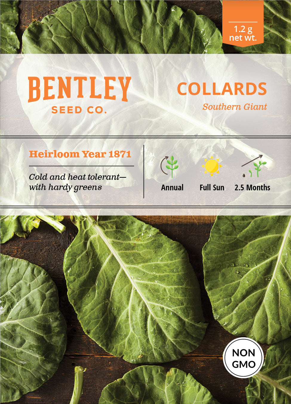 Collards, Southern Giant Seed Packets garden seeds