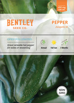 Pepper, Jalapeño M Seed Packets garden seeds