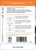 Watermelon, Sugar Baby Seed Packets