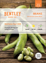 Beans, Henderson's Lima Bean Seed Packets seed packet