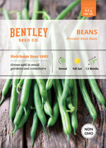 Beans, Provider Bush Bean Seed Packets seed packet