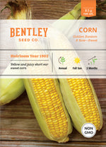 Corn, Golden Bantam Seed Packets seed packet